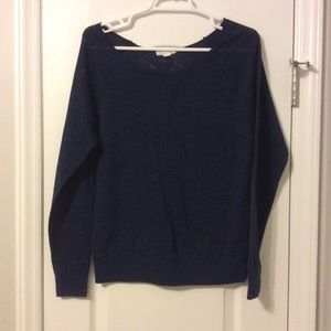 Long sleeve tee- navy blue